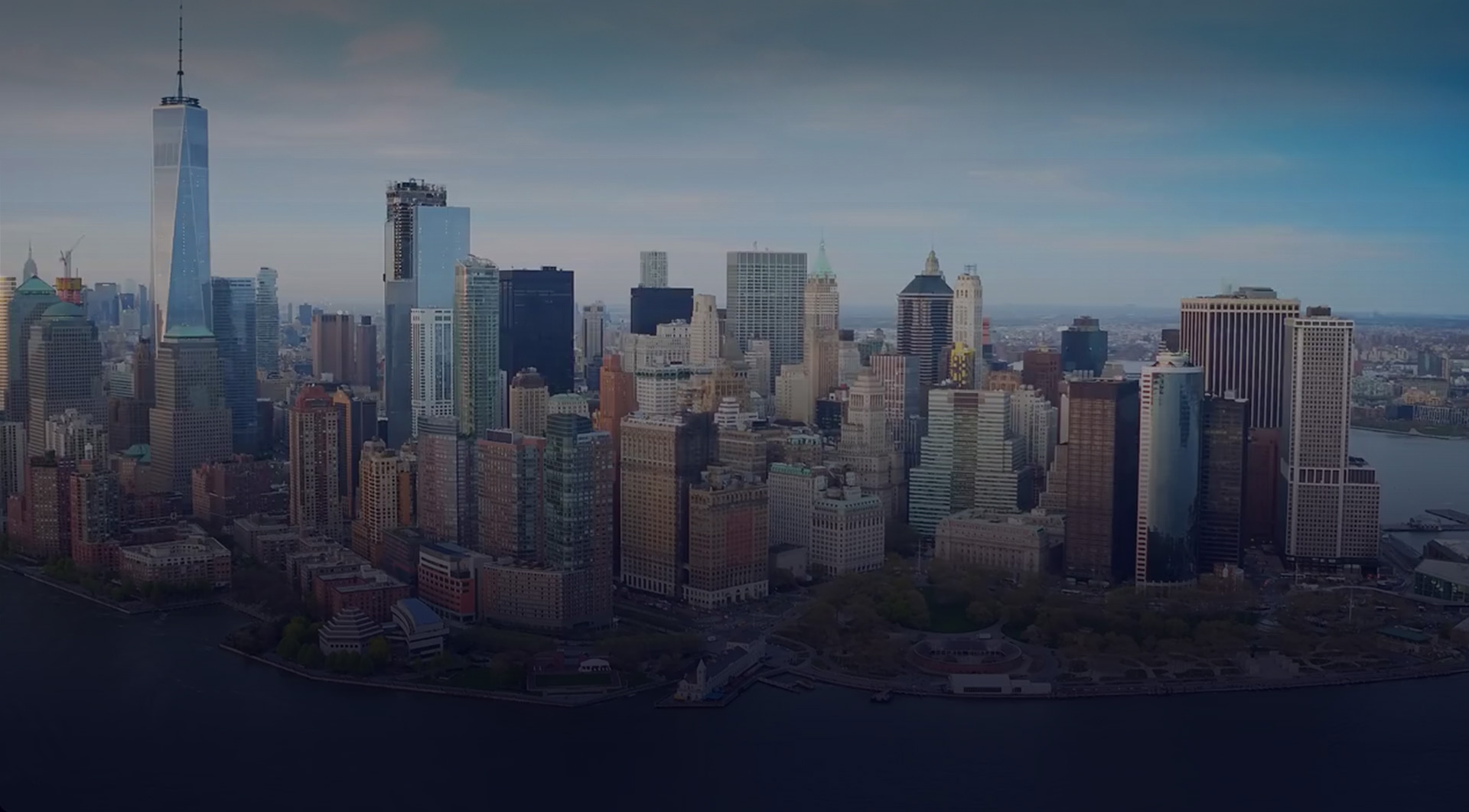 skyline of city